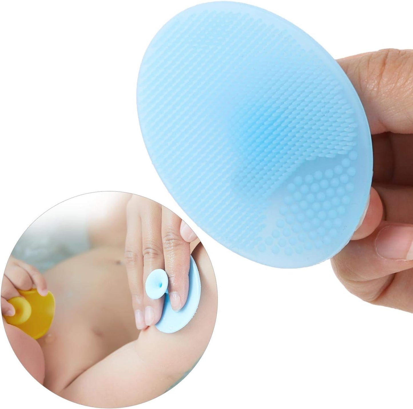 Blush Verve™ Silicone Facial Cleansing Scrubber Set – 10 Pack Deep Pore Exfoliating Face Brushes