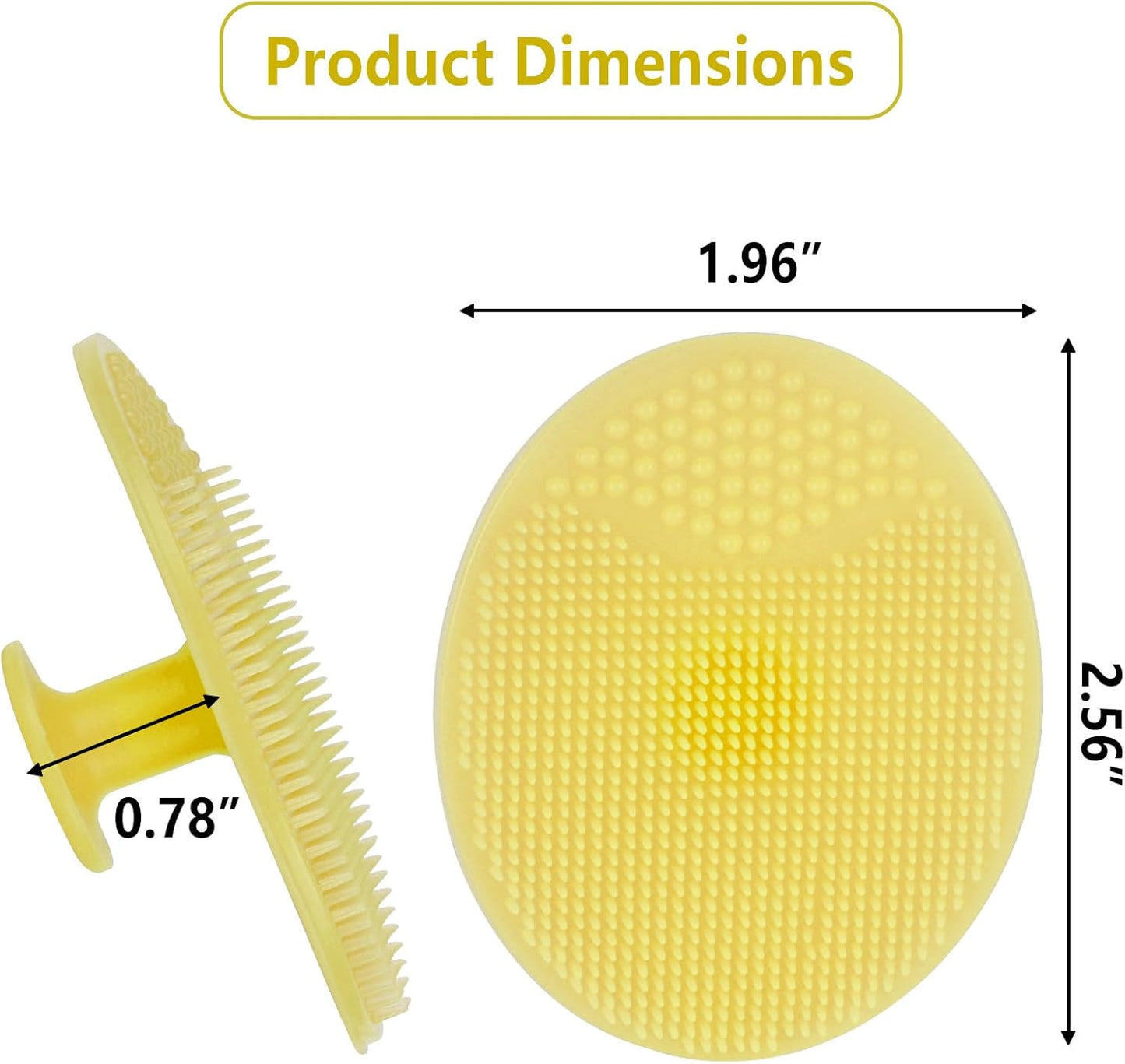 Blush Verve™ Silicone Facial Cleansing Scrubber Set – 10 Pack Deep Pore Exfoliating Face Brushes